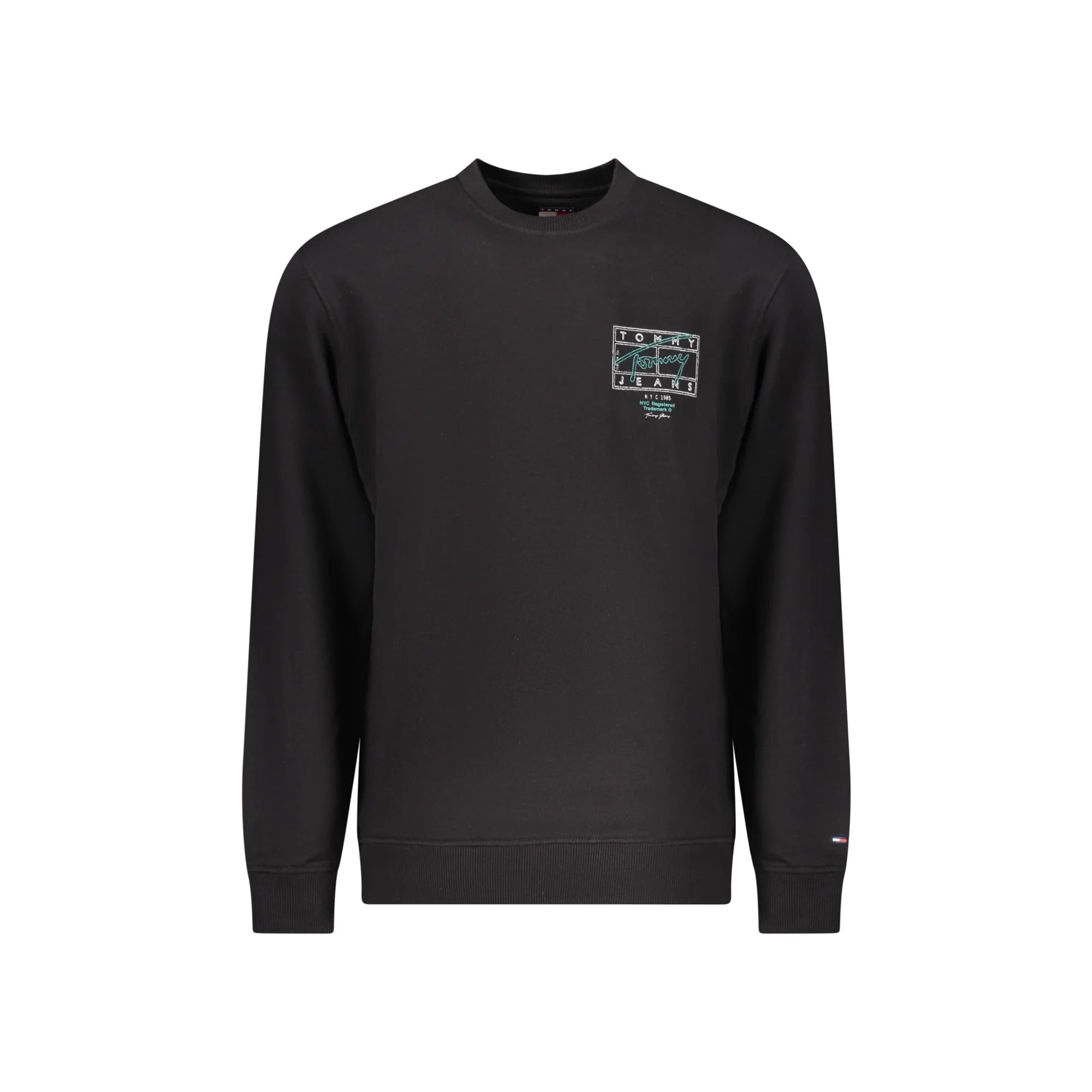 TOMMY HILFIGER FELPA SENZA ZIP UOMO NERO