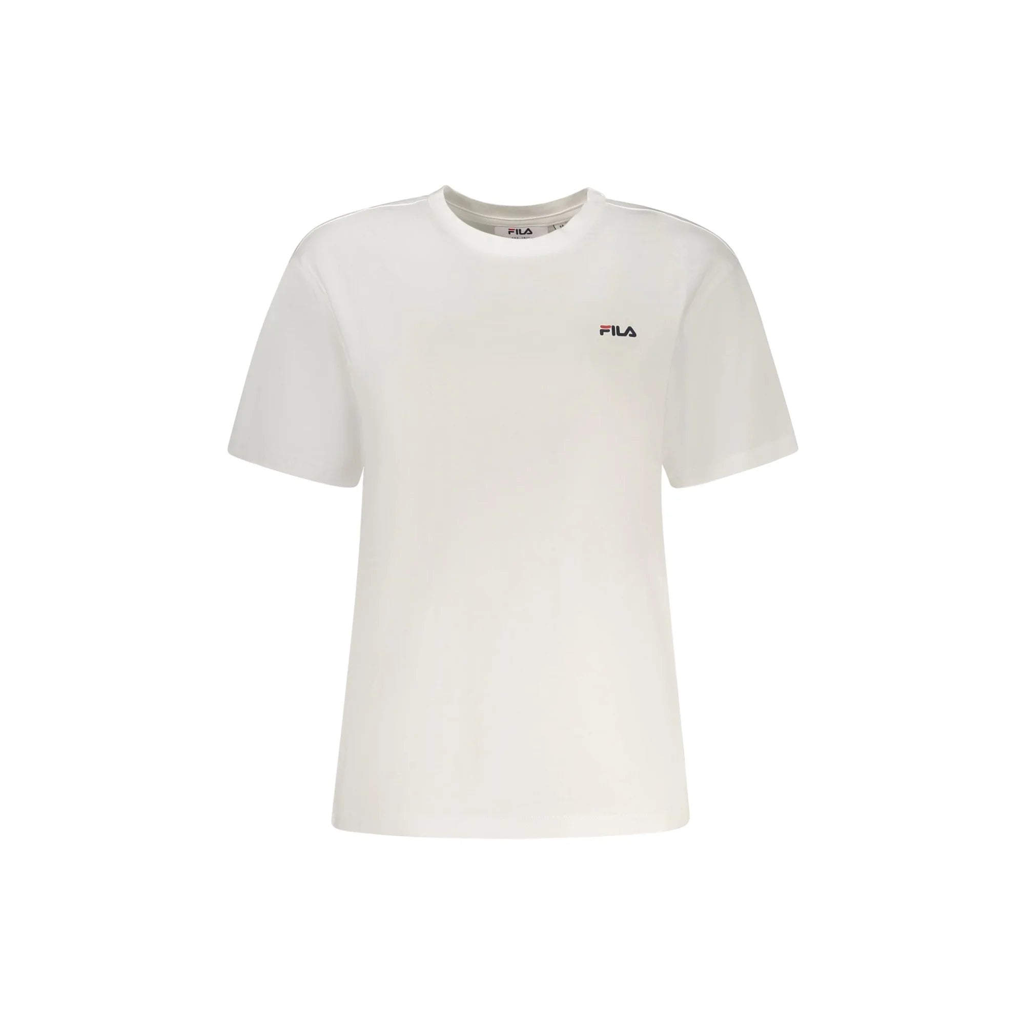 Fila T-Shirt Maniche Corte Donna Bianca Stampa Logo Bianco - foto prodotto