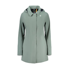 K-Way Giubbotto Maniche Lunghe Donna Verde Logo