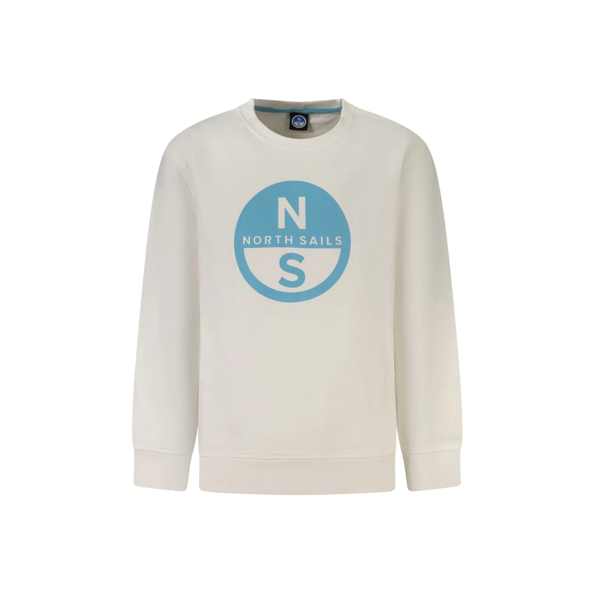 NORTH SAILS FELPA SENZA ZIP BAMBINO BIANCO