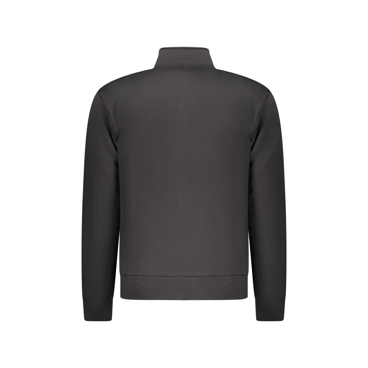 Coveri Moving Felpa Maniche Lunghe Uomo Nera Zip Ricamo Felpe nero - vista 2