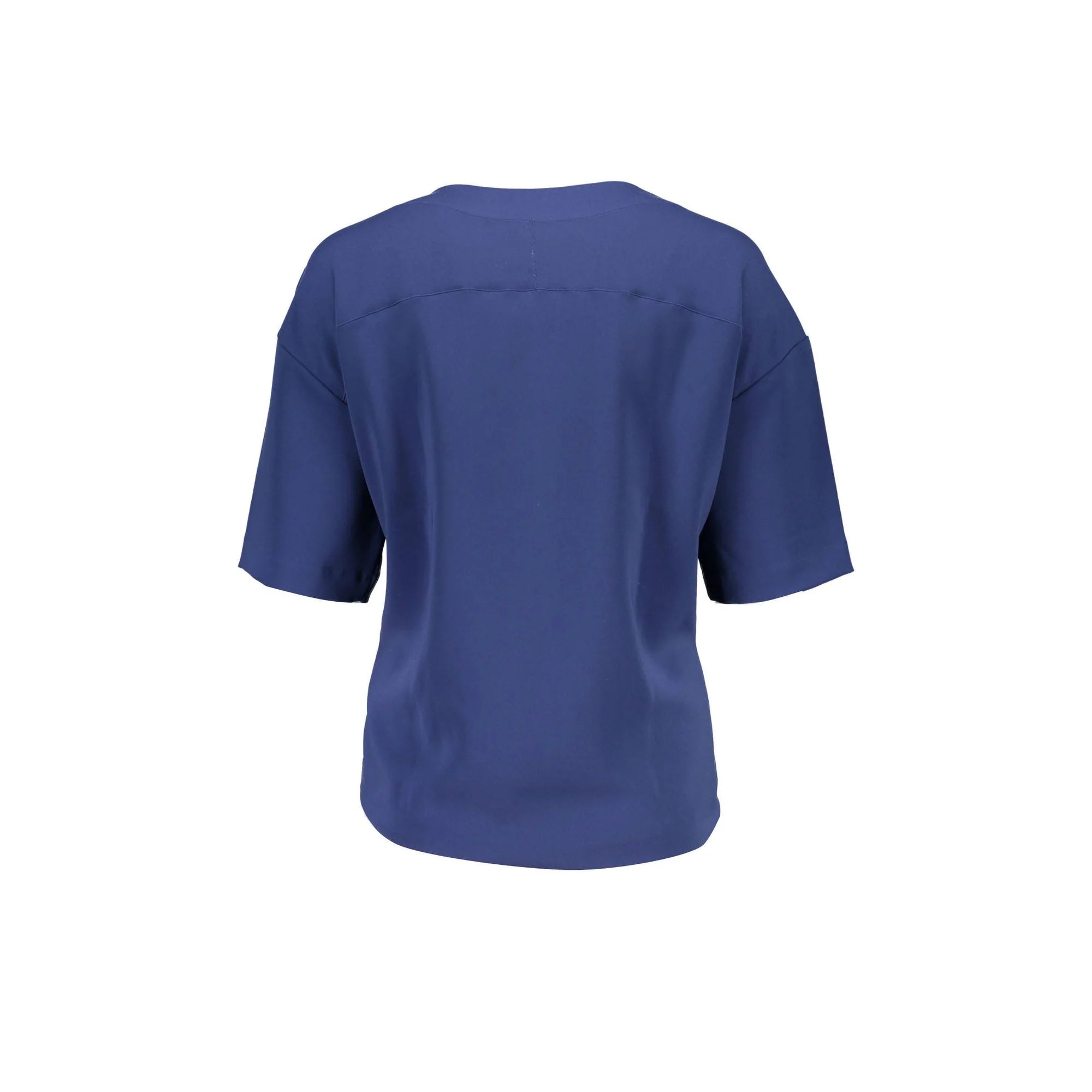 GANT T-SHIRT MANICHE CORTE DONNA BLU