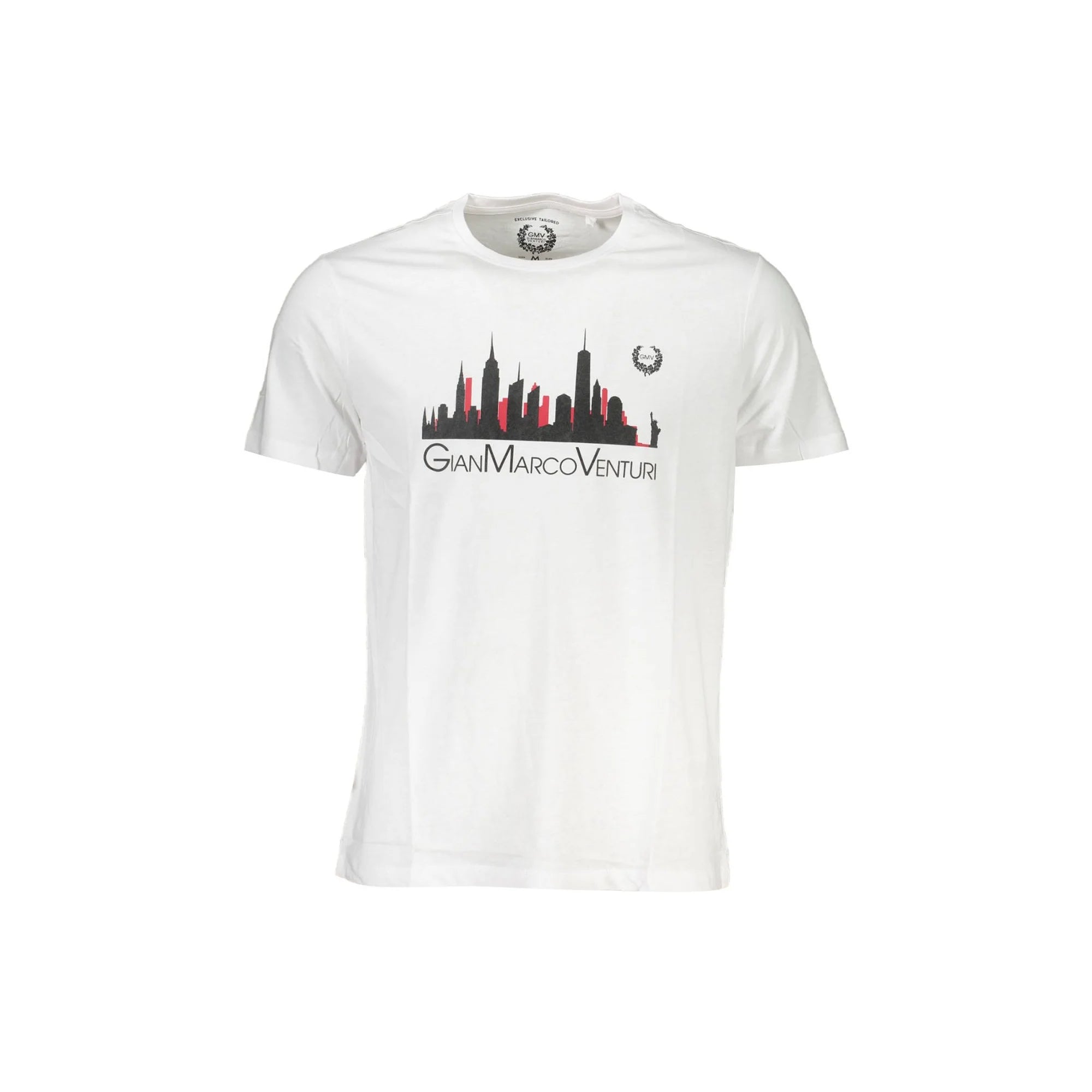 GIAN MARCO VENTURI T-SHIRT MANICHE CORTE UOMO BIANCO