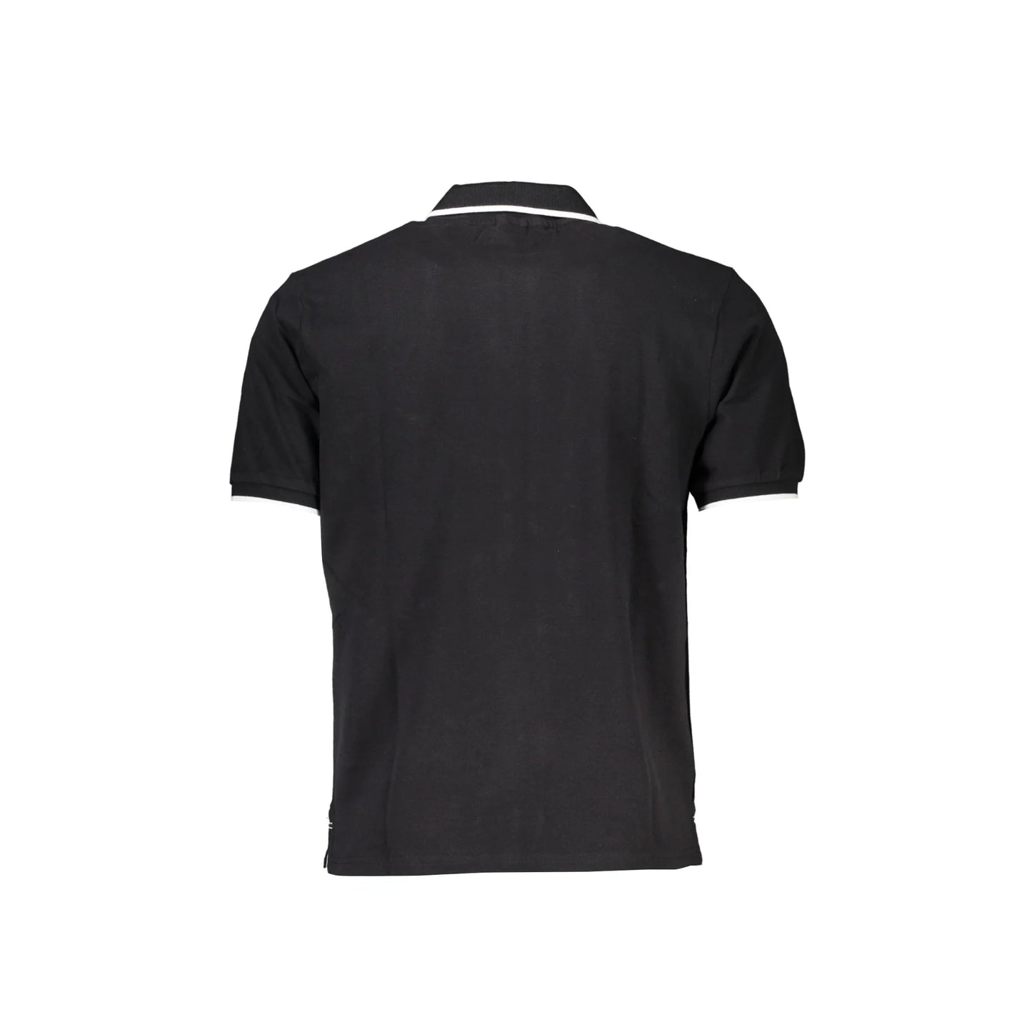 North Sails Polo Maniche Corte Uomo Nera Stampa Logo nero - vista 2