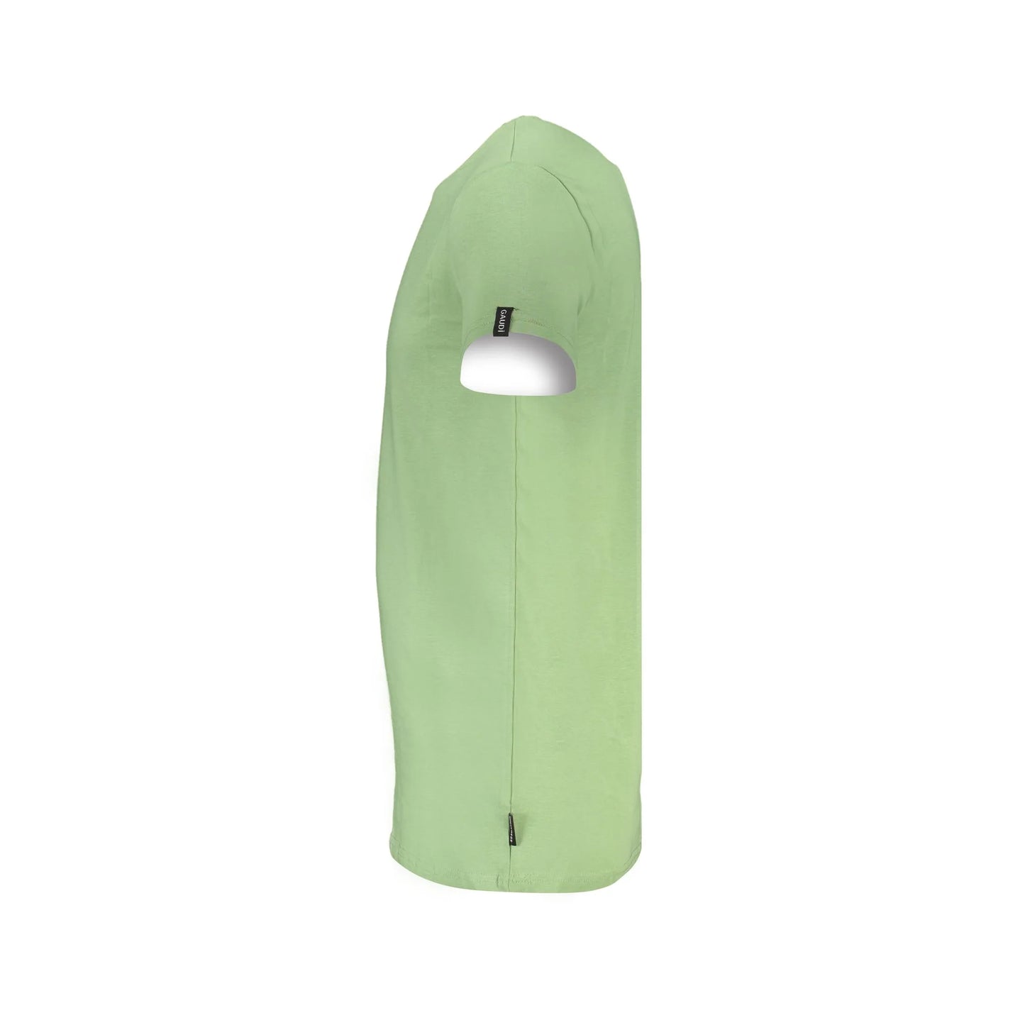 Gaudì T-Shirt Maniche Corte Uomo Verde Logo - vista 3