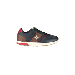 Navigare Sneakers Uomo Blu Stampa Logo