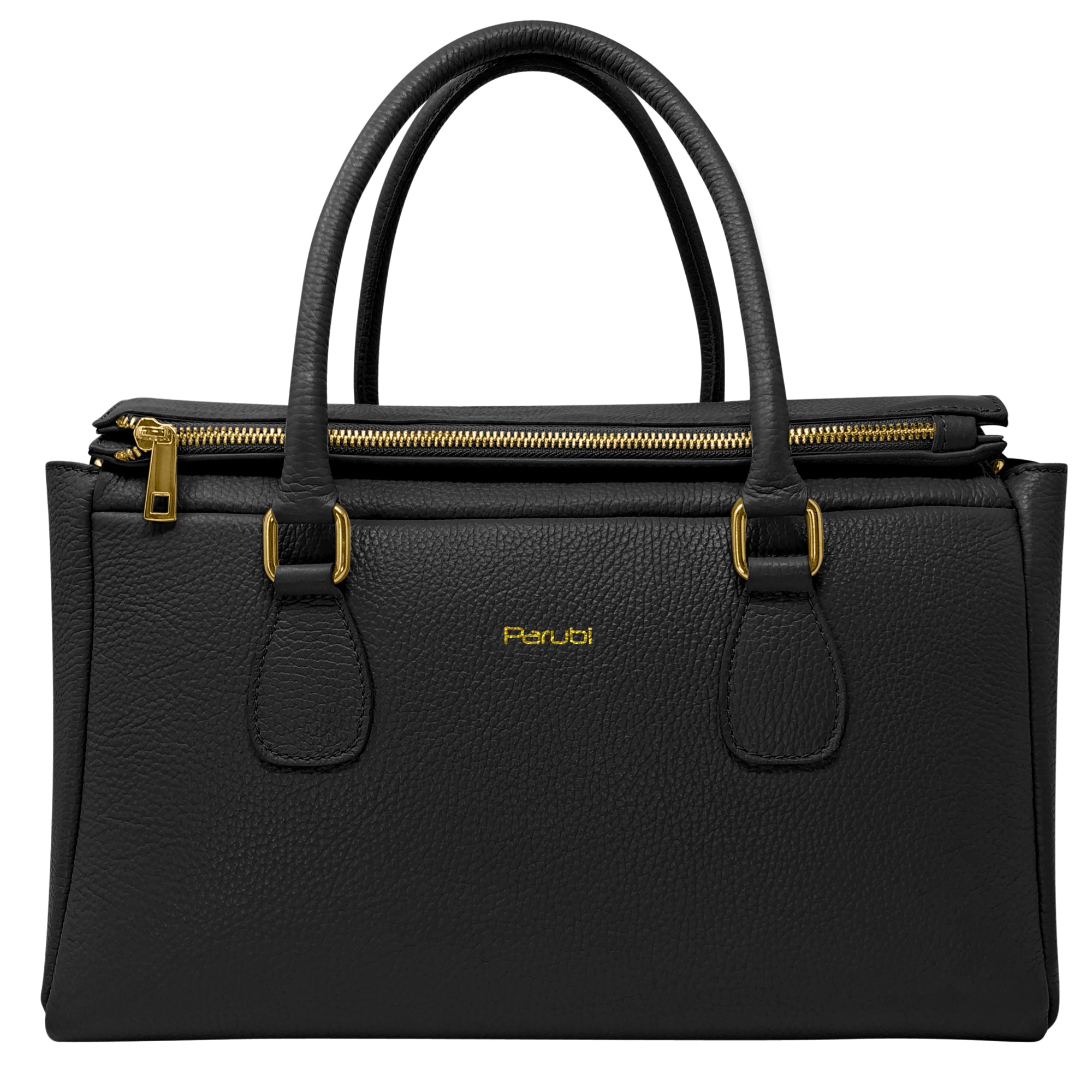 Borsa Donna a Mano con Tracolla, In Vera Pelle, Made In Italy, Modello Isabel Parubi Borse - vista 2