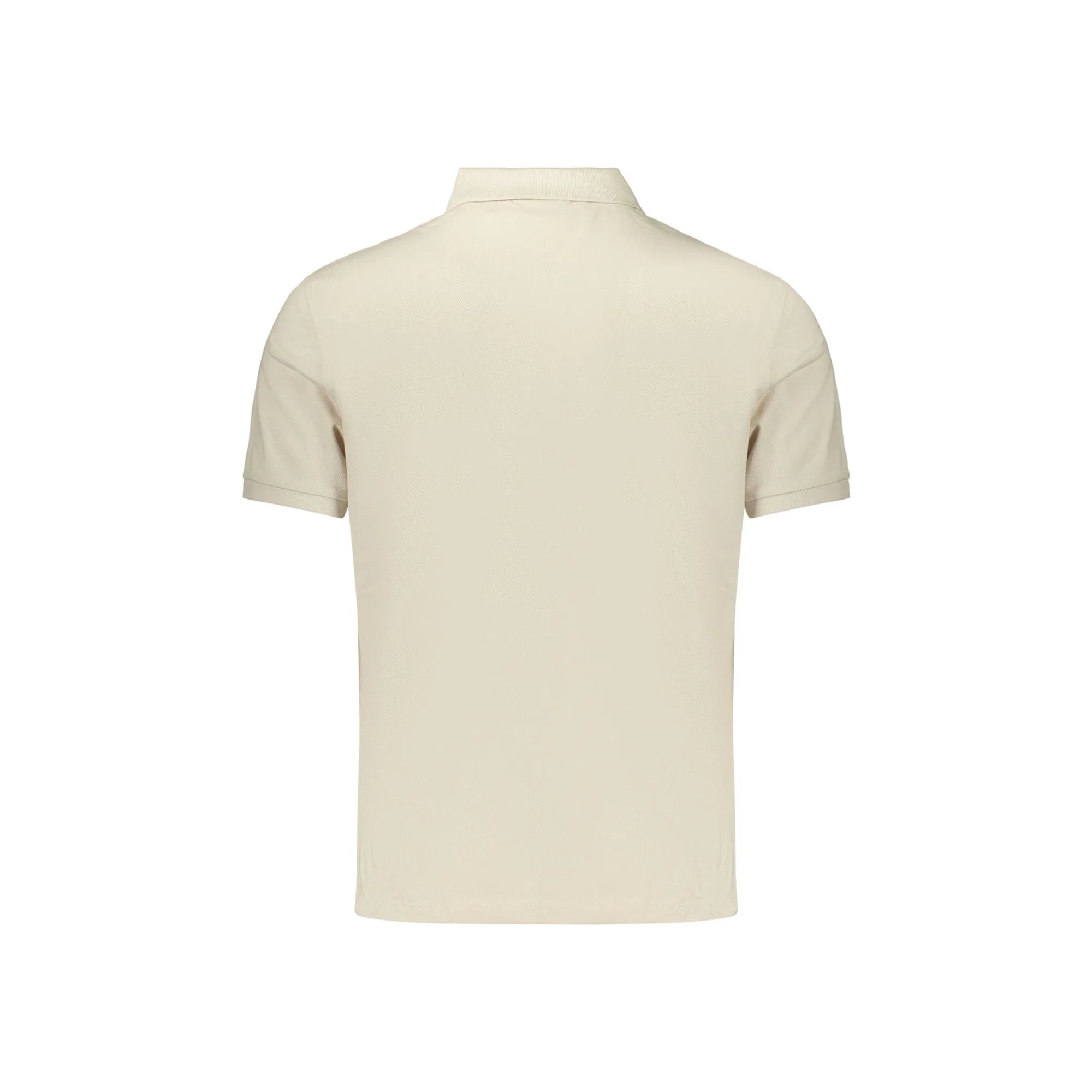 CALVIN KLEIN POLO MANICHE CORTE UOMO BEIGE