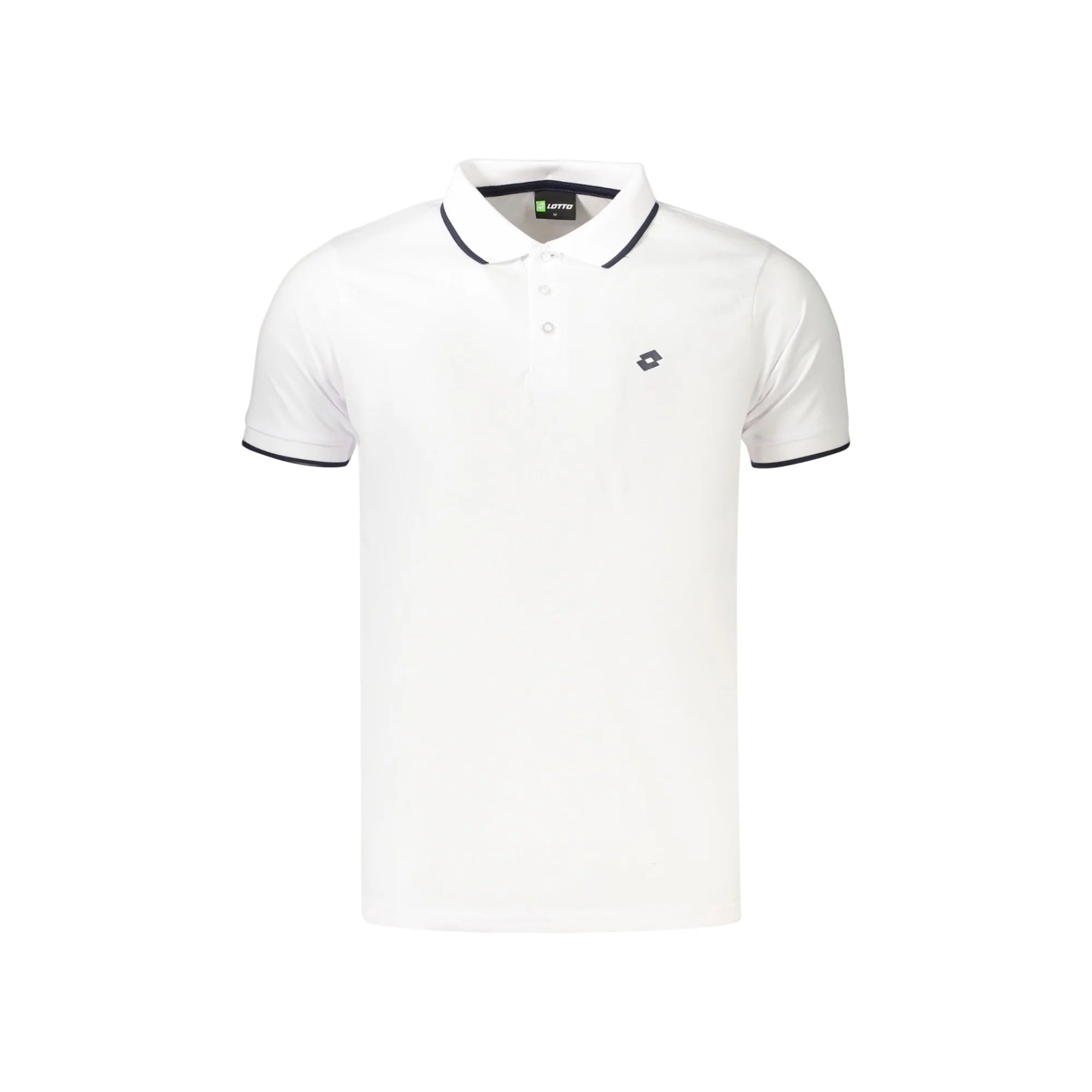 LOTTO POLO MANICHE CORTE UOMO BIANCO