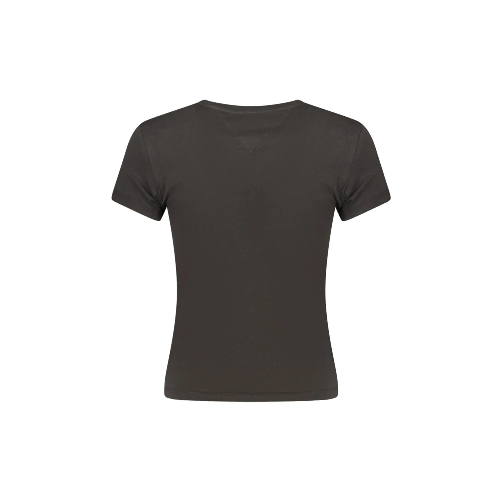 TOMMY HILFIGER T-SHIRT MANICHE CORTE DONNA NERO