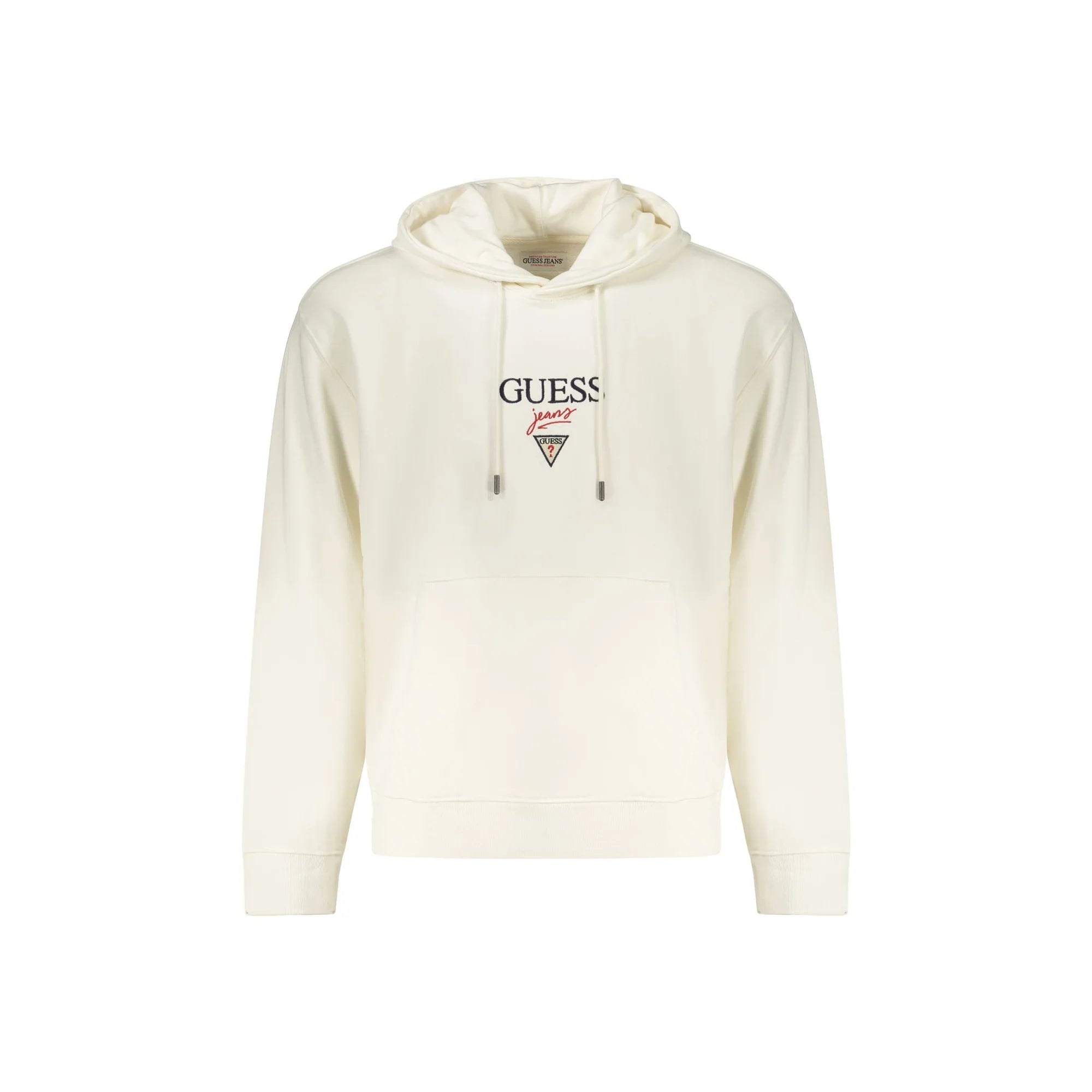 GUESS JEANS FELPA SENZA ZIP UOMO BIANCO