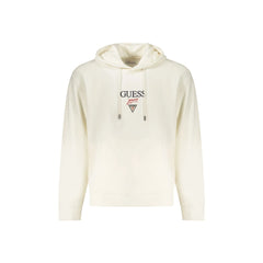 Guess vaqueros Sudadera de Manga Larga Hombre Blanca Bordado
