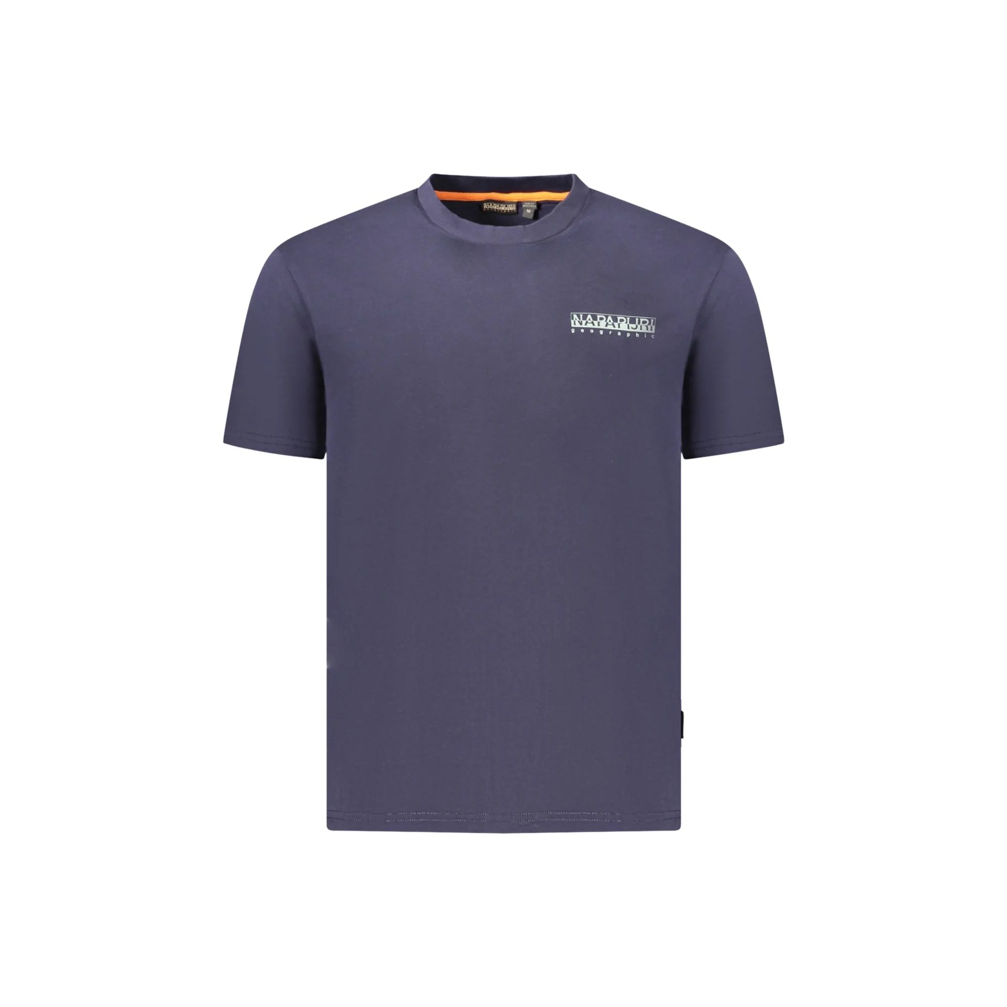 Napapijri T-Shirt Maniche Corte Uomo Blu Stampa Logo - foto prodotto