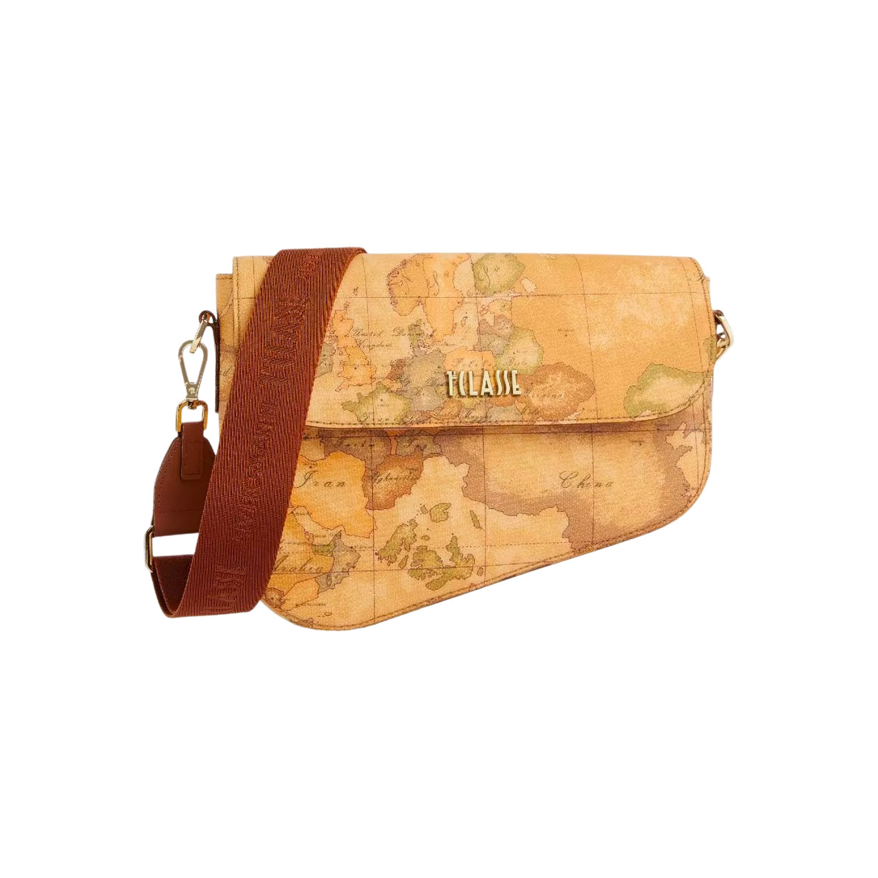 Borsa Donna Tracolla Geo Classic Naturale Alviero Martini 1A Classe