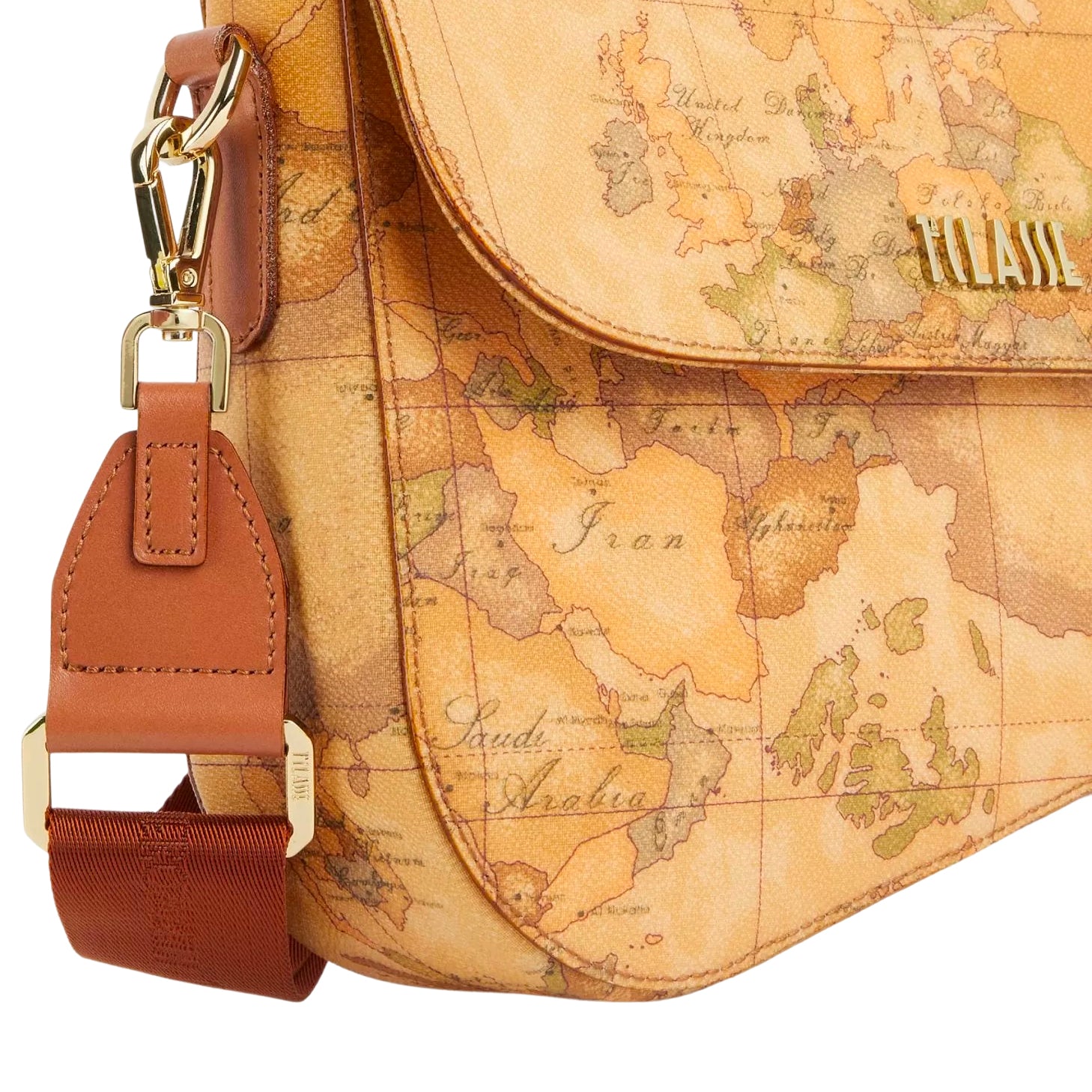 Borsa Donna Tracolla Geo Classic Naturale Alviero Martini 1A Classe