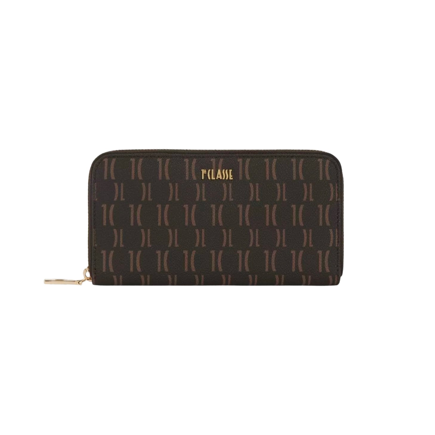 Portafoglio Donna Zip Monogram Dark Buff Alviero Martini 1A Classe
