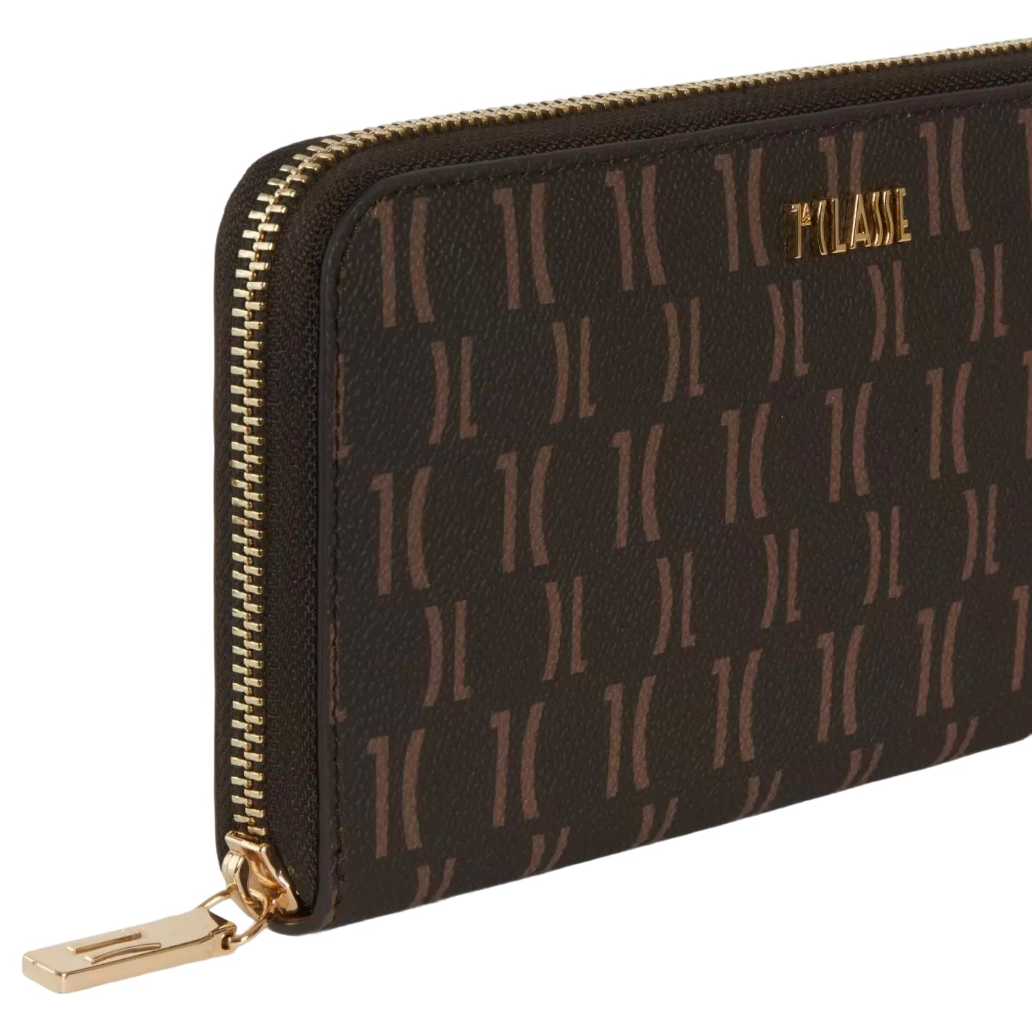 Portafoglio Donna Zip Monogram Dark Buff Alviero Martini 1A Classe