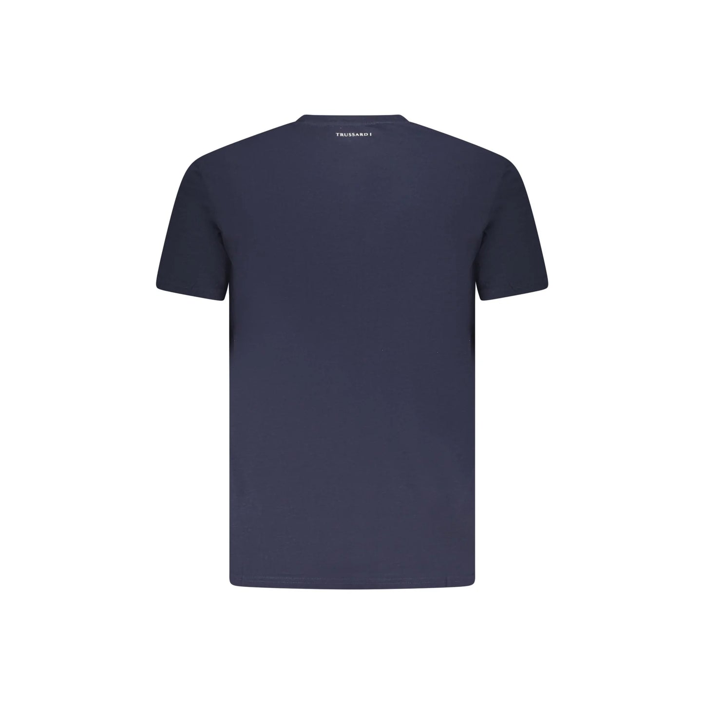 Trussardi T-Shirt Maniche Corte Uomo Blu Stampa Logo - vista 2
