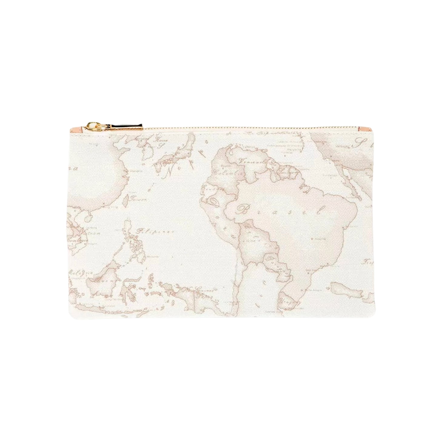 Pochette Donna Grande Rettangolare Geo White Alviero Martini 1A Classe