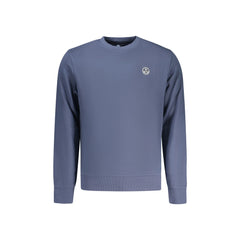 North Sails Felpa Uomo Blu Girocollo Garzata Logo