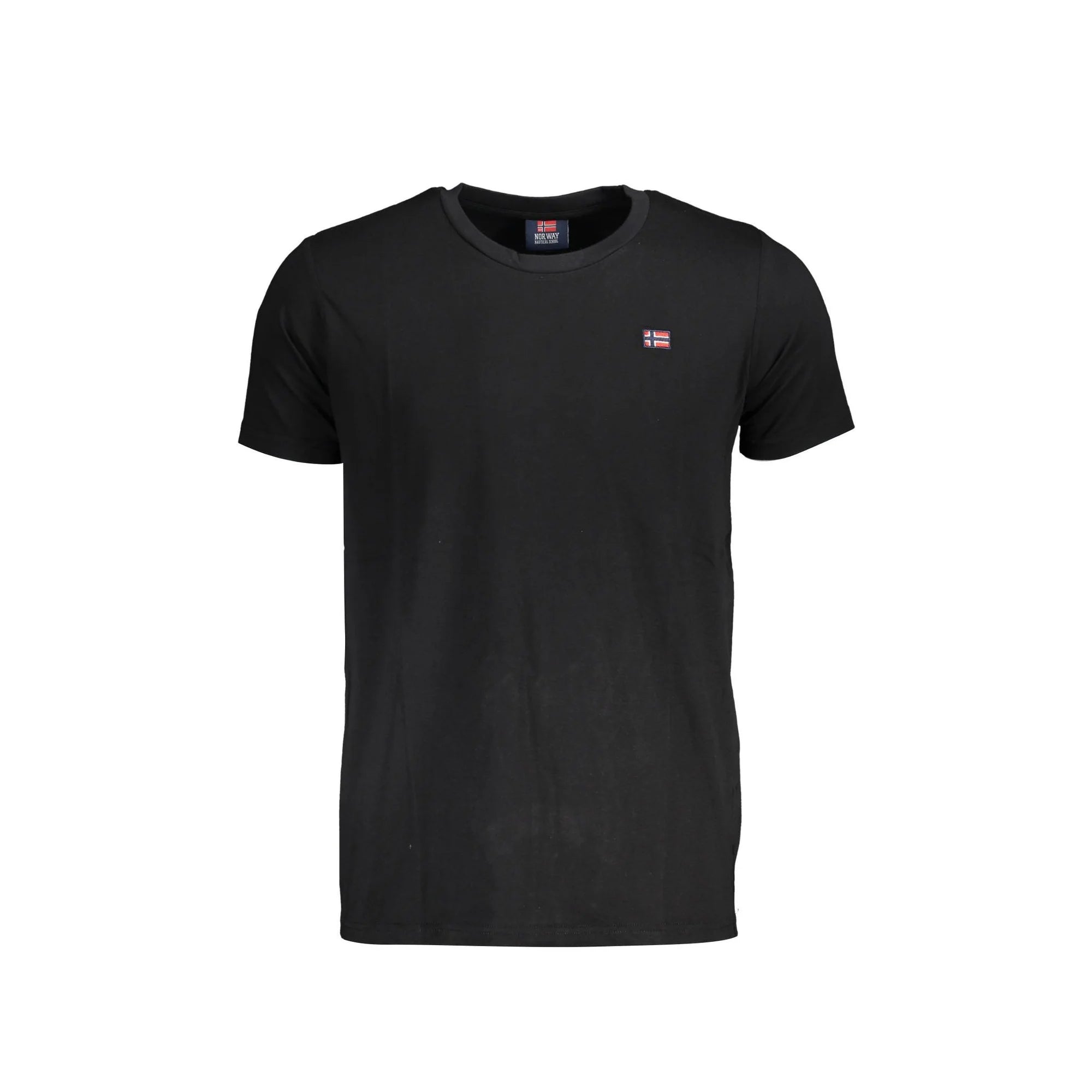 Norway 1963 T-Shirt Maniche Corte Uomo Nera Logo Nero - foto prodotto