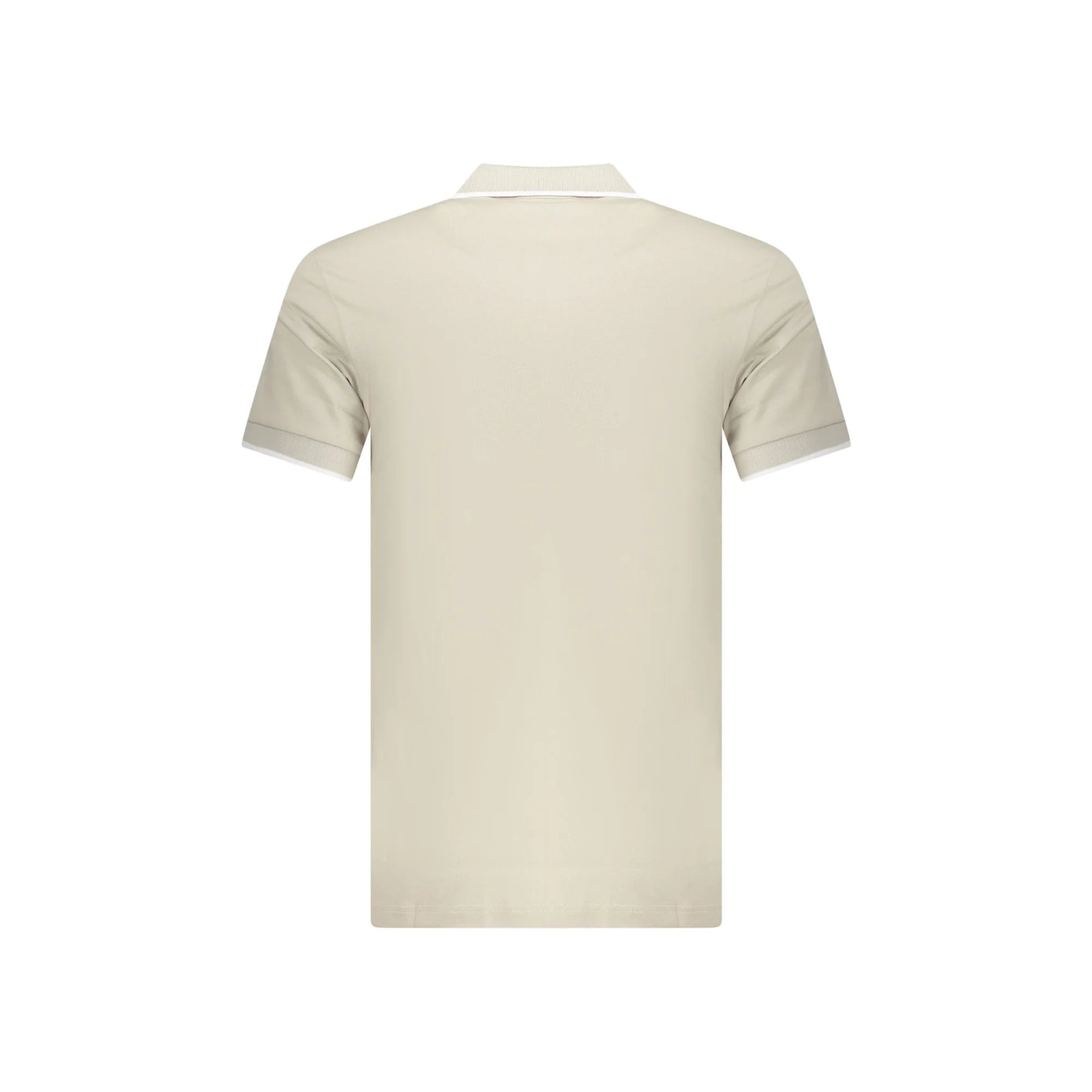 BOSS POLO MANICHE CORTE UOMO BEIGE