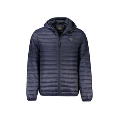 Cavalli Class Veste Homme Bleu à Capuche et Rembourrage Léger