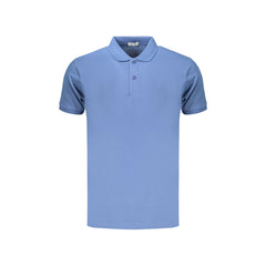 Coveri Moving Polo Manga Curta Homem Azul Bordado