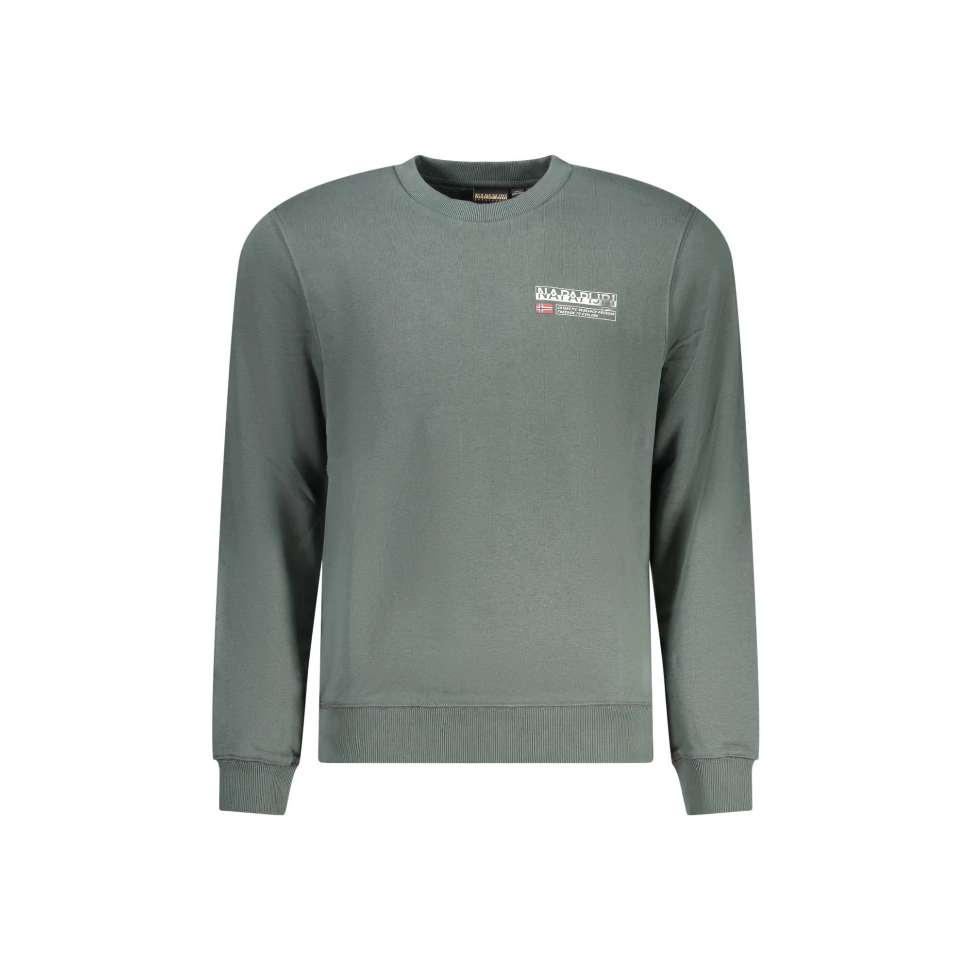 NAPAPIJRI FELPA SENZA ZIP UOMO VERDE