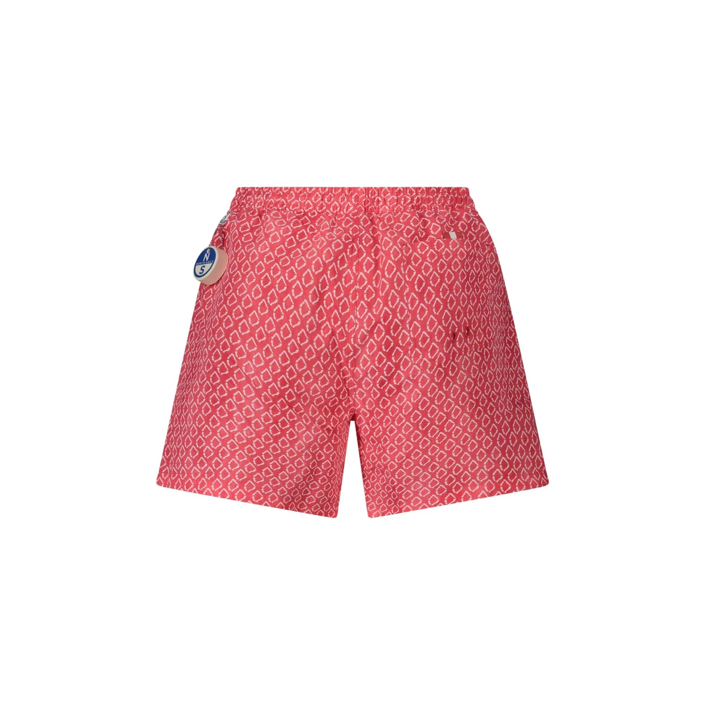 North Sails Costume da Mare Uomo Rosso Logo - vista 2