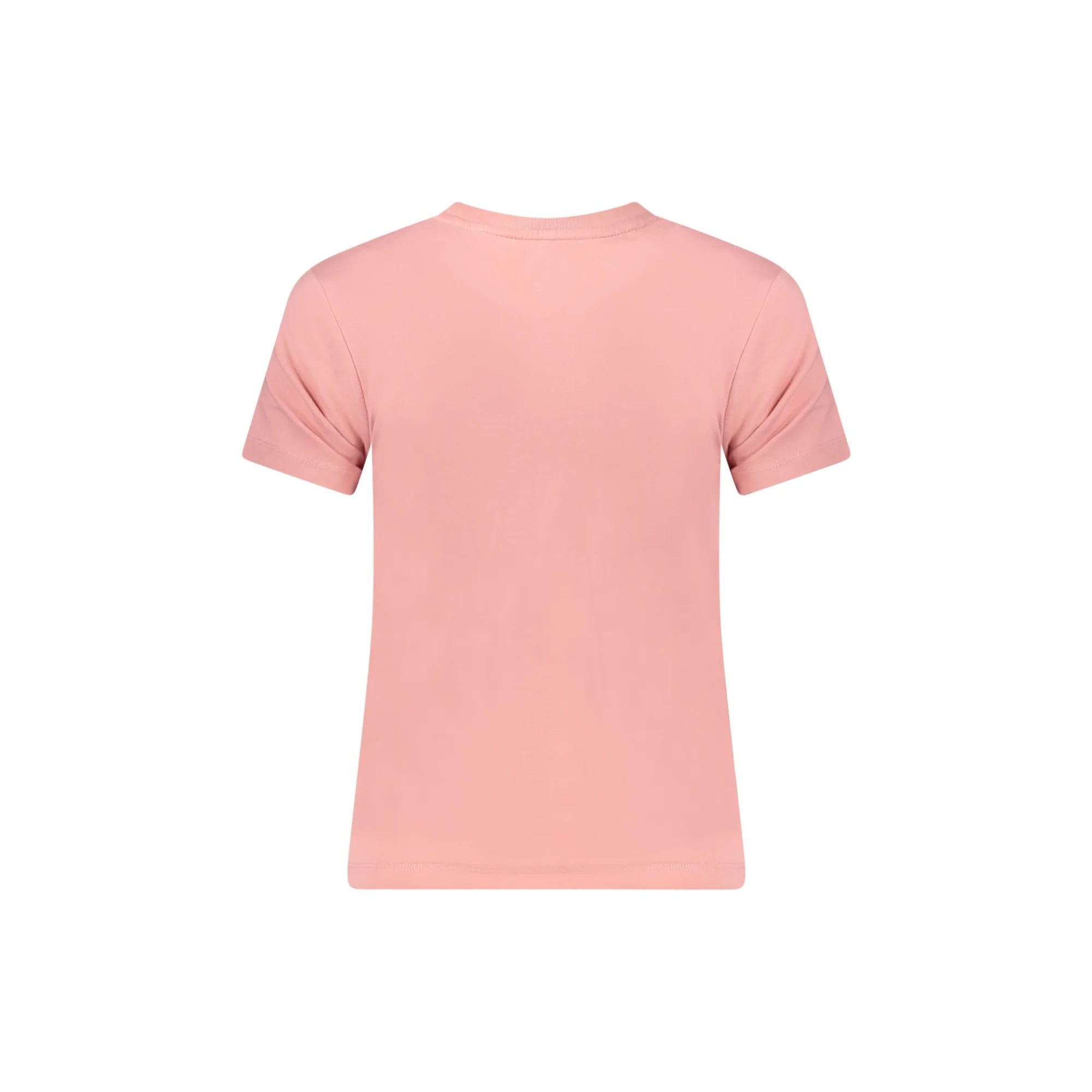 GUESS JEANS T-SHIRT MANICHE CORTE DONNA ROSA