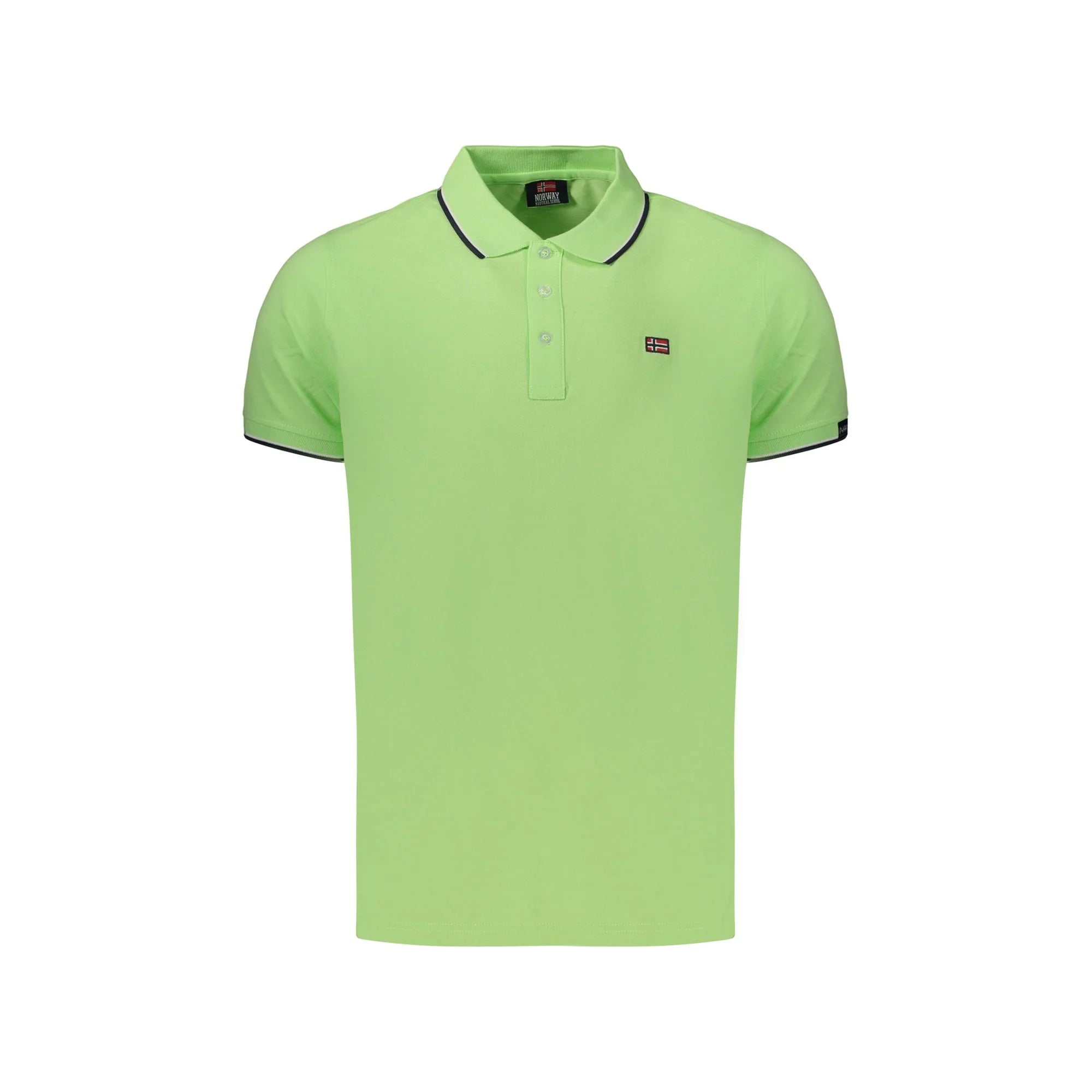 NORWAY 1963 POLO MANICHE CORTE UOMO VERDE