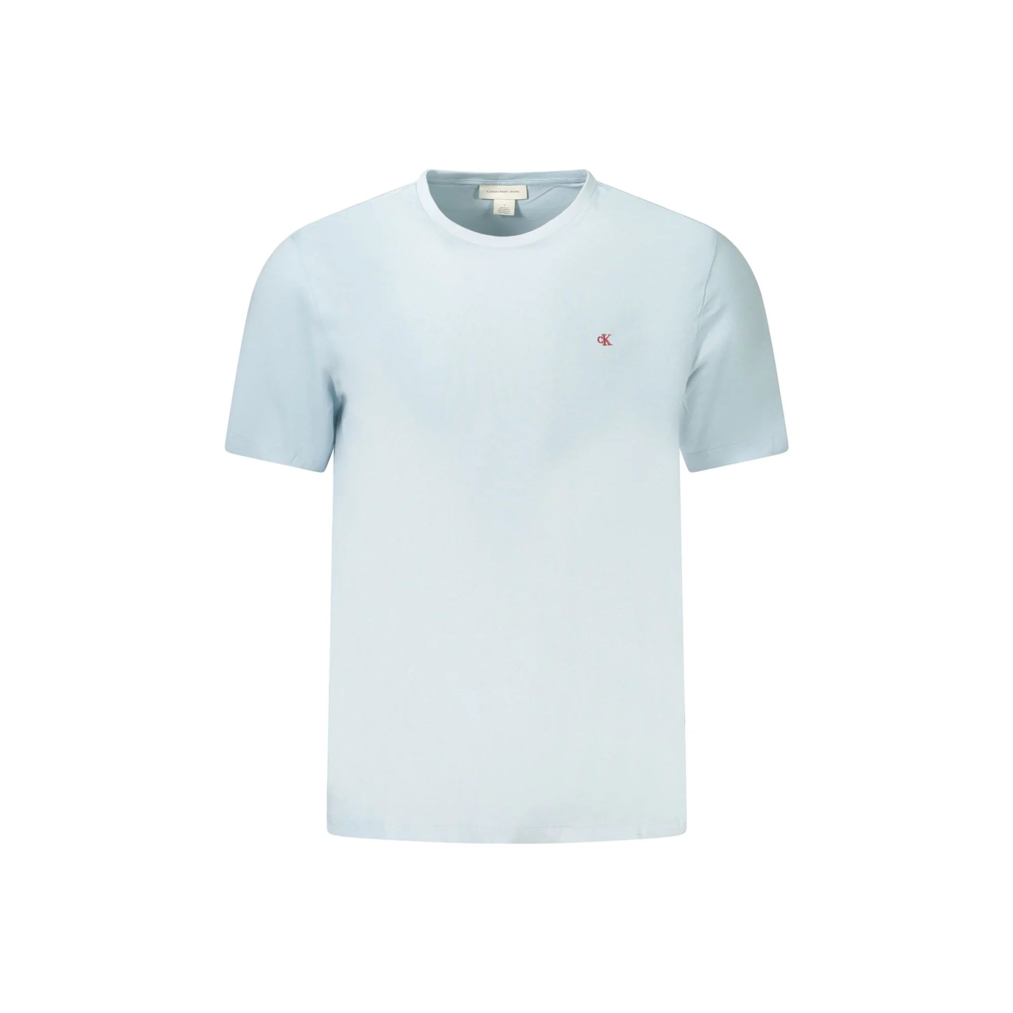 CALVIN KLEIN T-SHIRT MANICHE CORTE UOMO AZZURRO