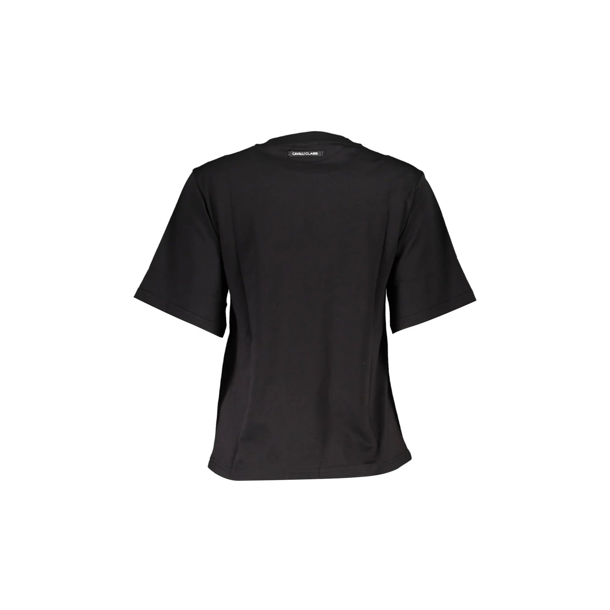 CAVALLI CLASS T-SHIRT MANICHE CORTE DONNA NERO