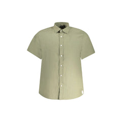 North Sails Camicia Maniche Corte Uomo Verde Ricamo