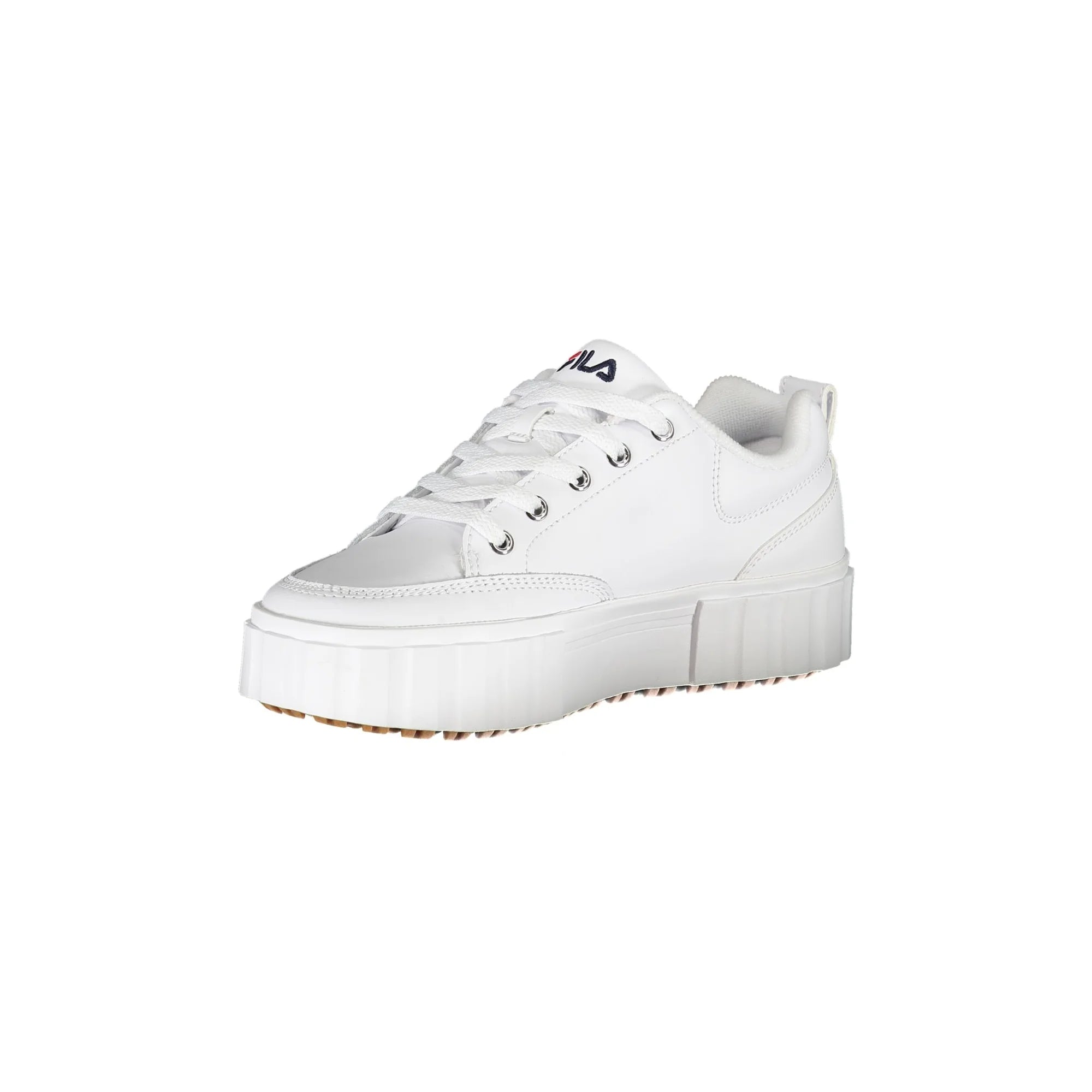 FILA Scarpe Sneakers Donna Bianche con Lacci e Logo bianco - vista 3