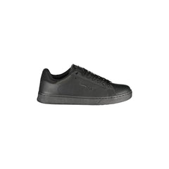 Gas Baskets Homme Noires Lacets Semelle Amovible Logo