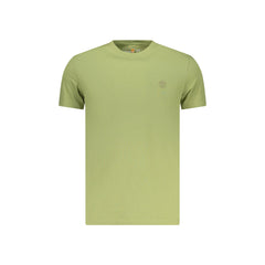 Timberland Camiseta de Manga Corta Hombre Verde Bordado