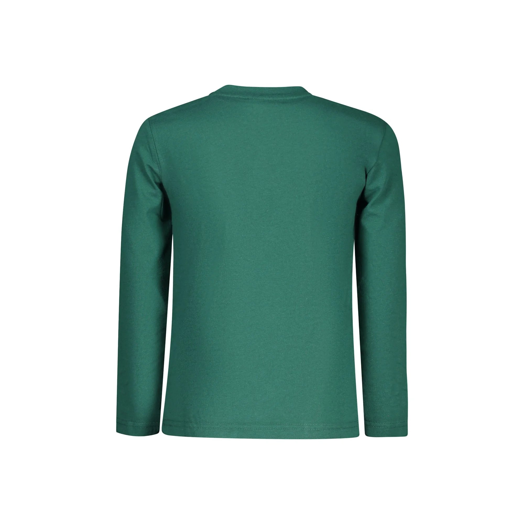 North Sails T-Shirt Maniche Lunghe Unisex Verde Stampa Logo - vista 2