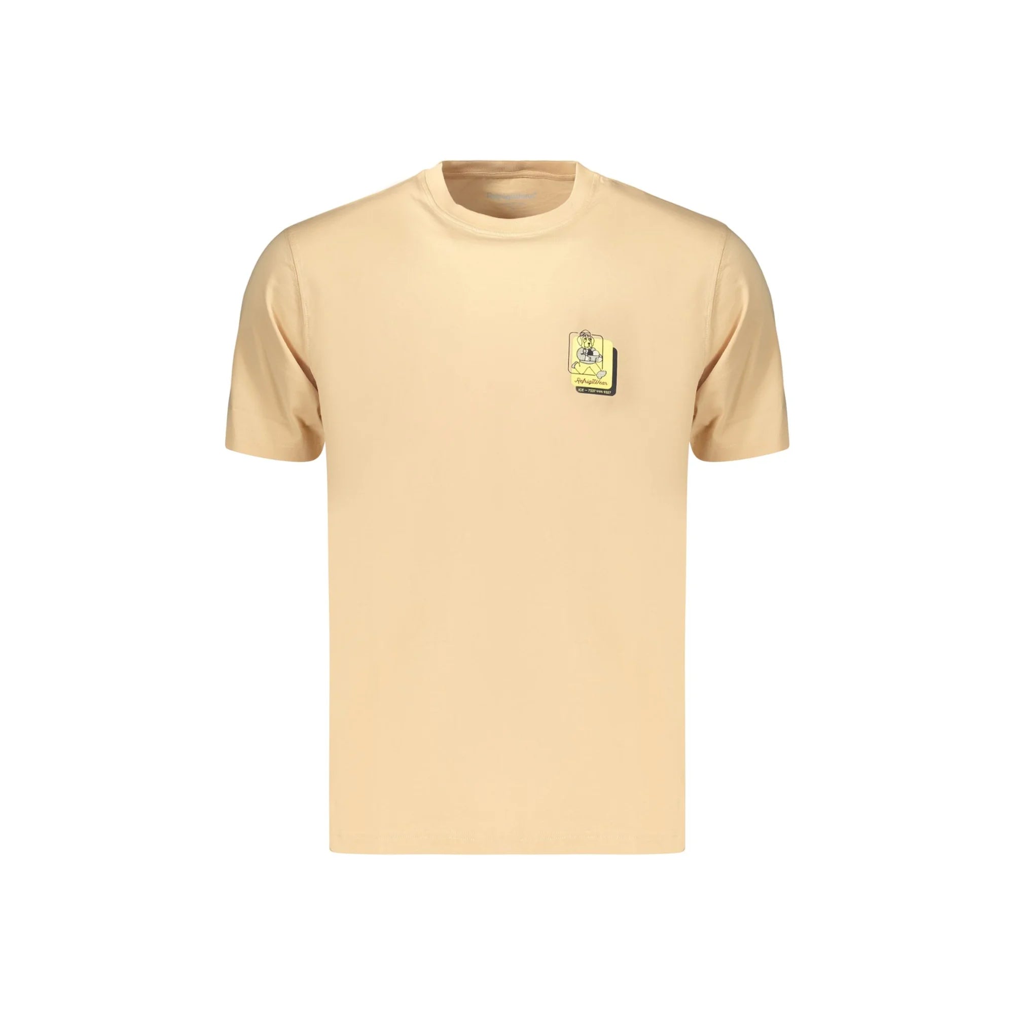 REFRIGIWEAR T-SHIRT MANICHE CORTE UOMO BEIGE
