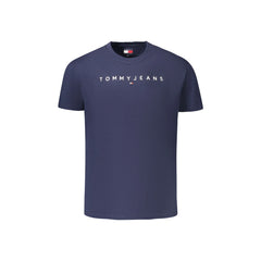 Tommy Hilfiger T-Shirt Kurzarm Herren Blau Stickerei