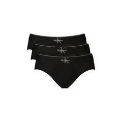 Calvin Klein Slip Męskie Czarne Z Nadrukiem Logo