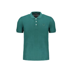 Gian Marco Venturi Polo Manga Corta Hombre Verde Bordado