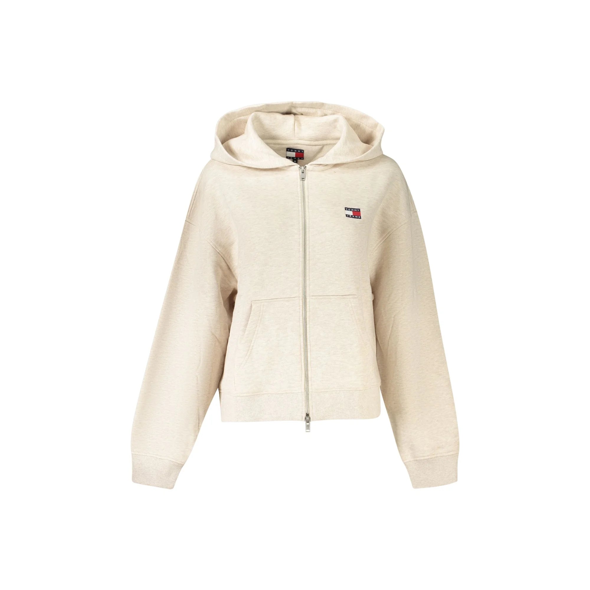 TOMMY HILFIGER FELPA CON ZIP DONNA BEIGE