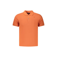 K-Way Polo Maniche Corte Uomo Arancione Logo