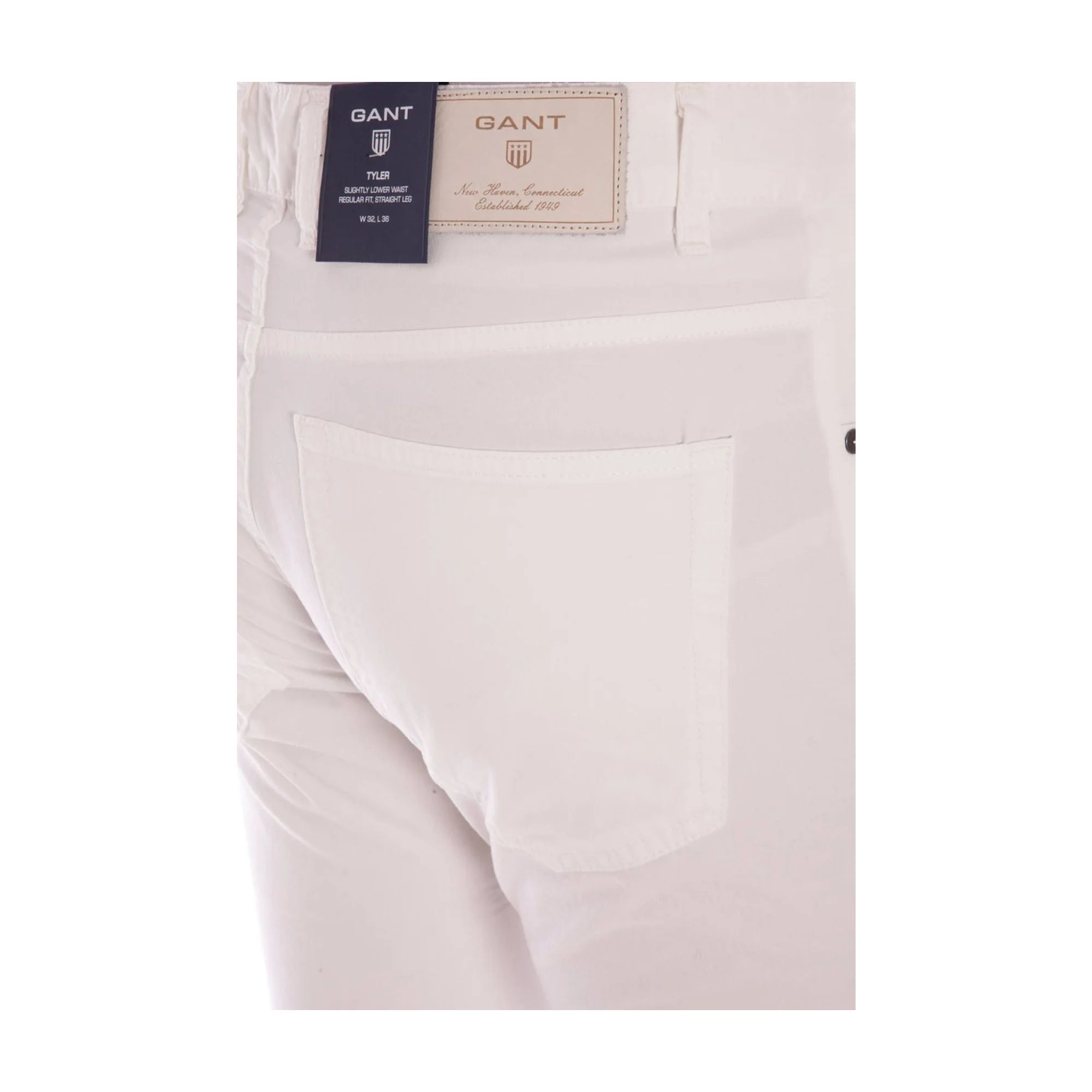 GANT PANTALONE UOMO BIANCO
