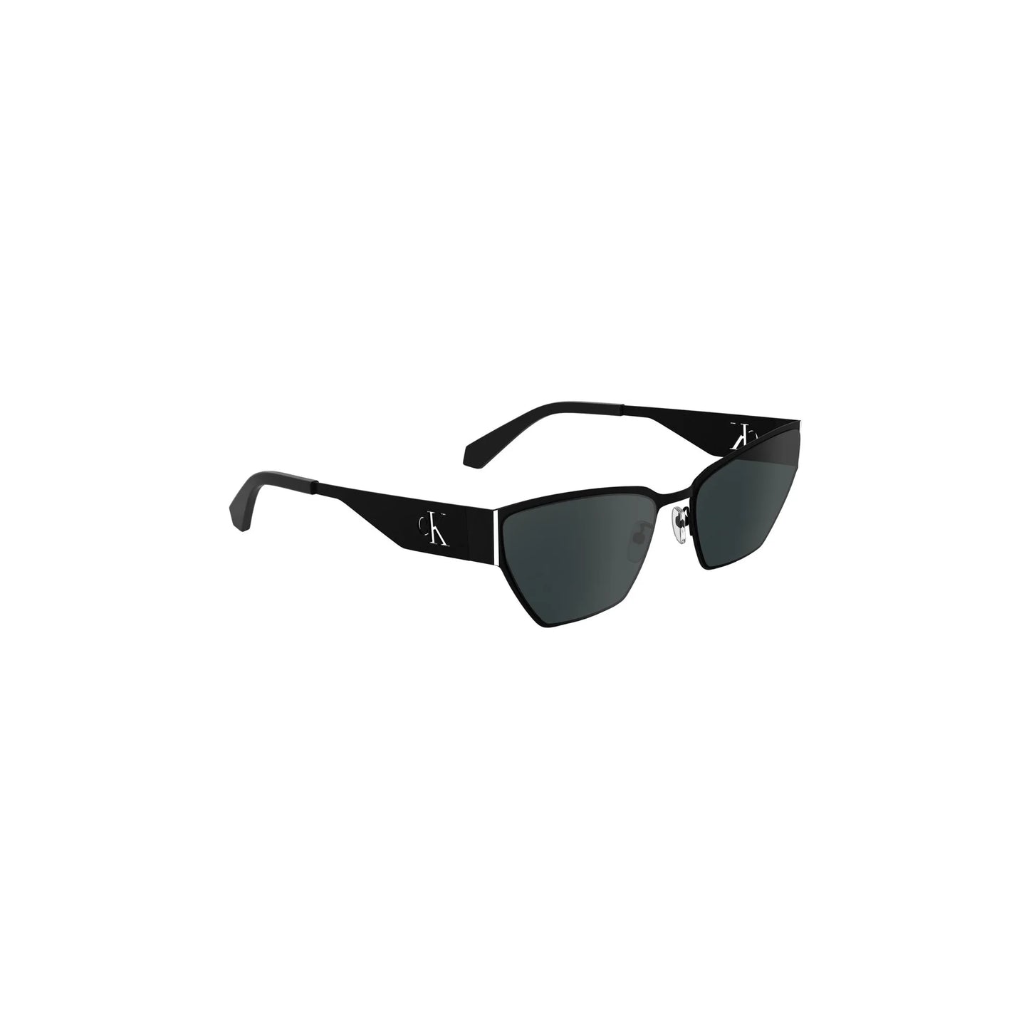 Calvin Klein Occhiali da Sole Donna Nero Lente a Gatto Logo - vista 3