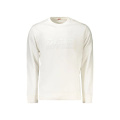 Rifle Felpa Maniche Lunghe Uomo Bianca Stampa