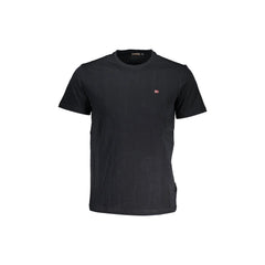 Napapijri T-Shirt Μανίκια Κοντά Ανδρική Μαύρη Κέντημα