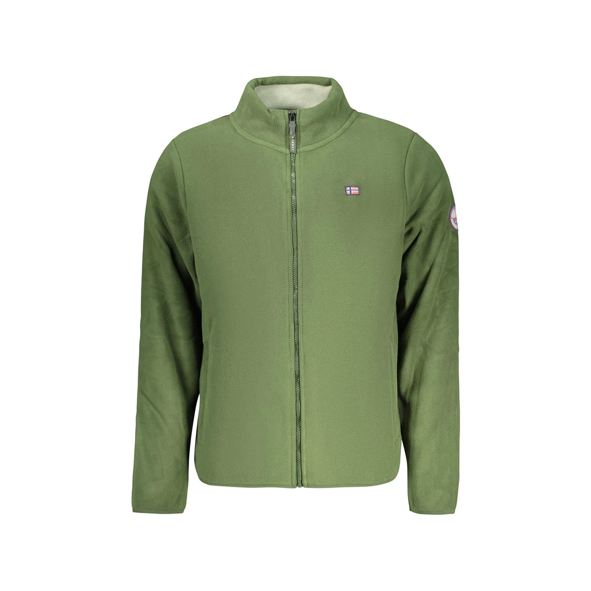 NORWAY 1963 FELPA CON ZIP UOMO VERDE